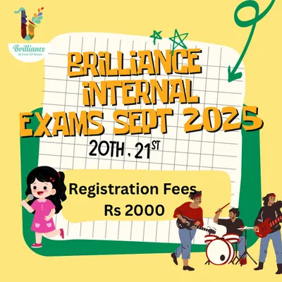 It's exam time at Brilliance. Our exclusively curated internal exams give students a chance to be evaluated by professional musicians.
