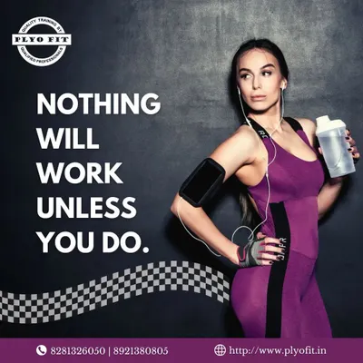 A simple but powerful reminder: "Nothing will work unless you do." Your commitment and consistency are the most important ingredients for success, and we are here to guide your effort.