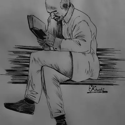 A simple pen and ink sketch for all the book lovers out there. Sometimes a quiet moment with a book is all the inspiration I need. This style is quick, expressive, and full of character.