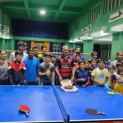 Celebrating Teacher's Day with our students at the academy. Moments like these build a strong bond between coaches and players, creating a supportive family atmosphere that is central to our community.