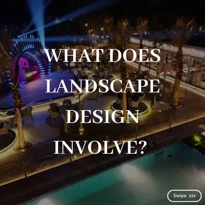 Our process involves several key stages, from initial consultation and design development to material procurement and final installation. This graphic gives a high-level overview of what it's like to work with us on a landscape design project.
