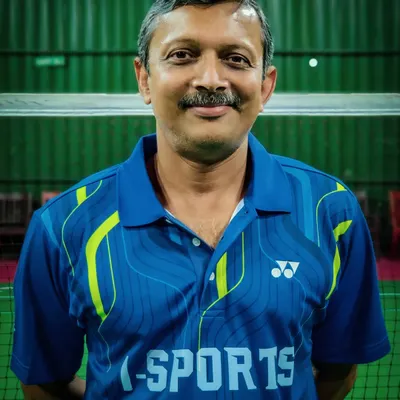 Meet our Founder and Head Coach, Mr. Krishna Kumar. A former World Champion, 4-time National Champion, and BWF certified coach, he brings decades of elite experience to our academy and works 7 days a week to build champions.