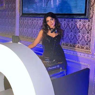 Behind the decks at the GQ Best Dressed 2025 party. The setup was sleek and the vibe was immaculate.