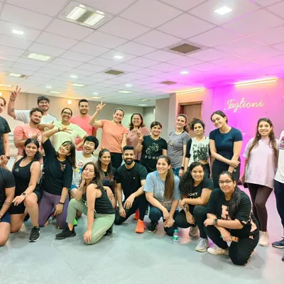 Look at this amazing group from my first ever Zumba workshop! The energy was incredible, and it was so rewarding to see everyone come together.