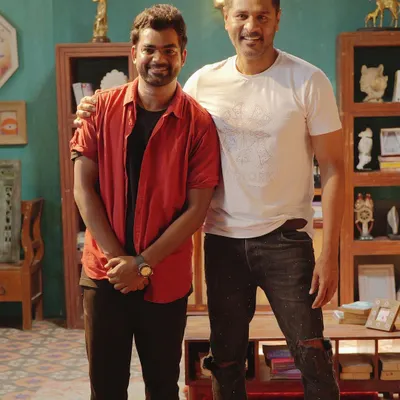 A dream come true moment. Idolizing Prabhu Deva master since childhood and getting to stand next to him is an emotion I can't describe. Truly a legend.