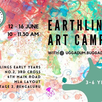Announcing the Earthlings Art Camp! A week dedicated to process art and messy play for children aged 3-6 years. Limited seats are available, so be sure to register your little artist.