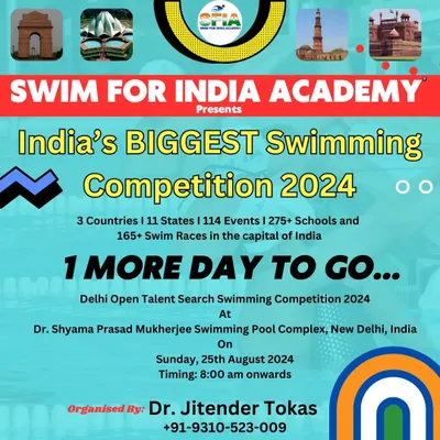 The final countdown to India's BIGGEST Swimming Competition. This event brings together swimmers from 3 countries and 11 states for over 165 races in a single day.