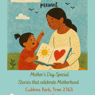 Our poster for a Mother's Day special, celebrating motherhood with beautiful stories. We believe nurturing and caring is for everyone, and we love honoring that bond.