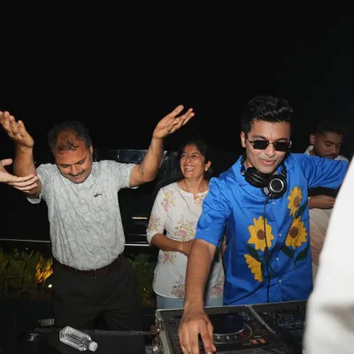 Music brings everyone together. I love it when the crowd's energy is so infectious that people of all ages join in and dance right next to the console.