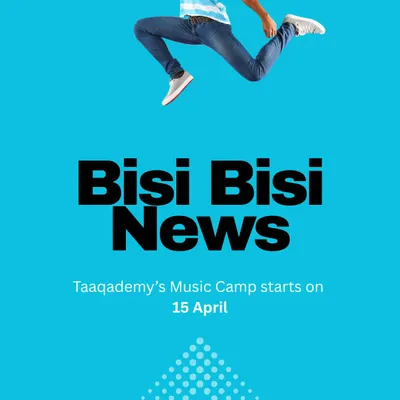 Bisi Bisi News! The heat is on, and so is our music camp. Time to jump in and join the fun starting April 15th.