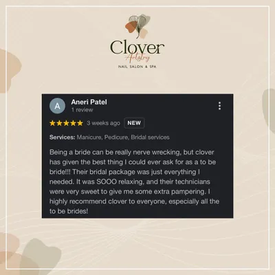 Making a bride feel special and relaxed before her big day is an honor. I'm so happy to read reviews like this and know that my bridal packages provide the perfect pampering experience.