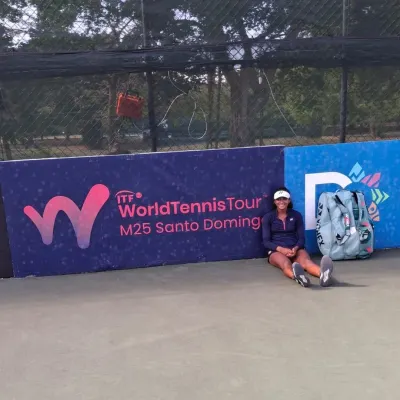 My "office" for the week during a tournament in Santo Domingo, Dominican Republic. I'm grateful that my sport allows me to see such beautiful places.