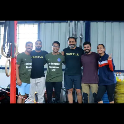 The team after a competition. Whether it's an internal challenge or an external event, we show up for each other and represent the Mud and Mettle family with pride.
