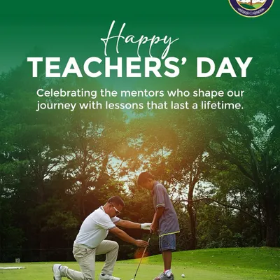 Our coaching philosophy is built on mentorship. Here, one of our coaches provides personalized guidance on the putting green, focusing on the fundamentals that build a strong foundation for a young golfer's game.