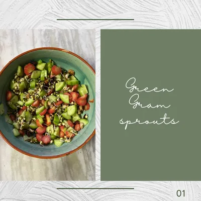 Sprouted green gram, or moong dal, is one of the best things you can include in your diet. Sprouting unlocks the seed's life energy, making its nutrients incredibly easy for your body to absorb.