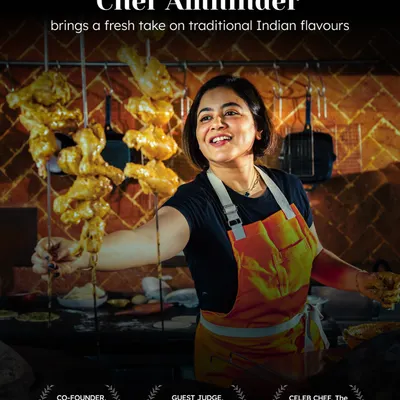 We were thrilled to host the acclaimed Chef Amninder Sandhu for a special pop-up. She brought her fresh take on traditional Indian flavours to the Rooh kitchen.
