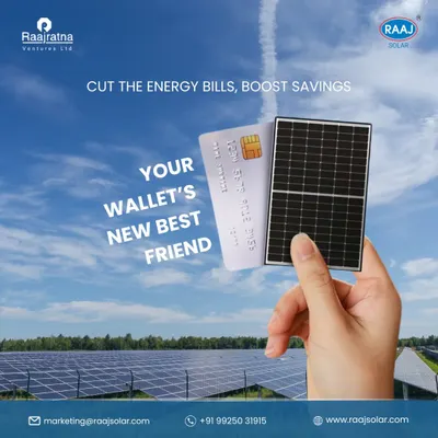 Your wallet's new best friend. By switching to our solar panels, you can cut energy bills and boost your savings, making it a smart and sustainable financial decision.
