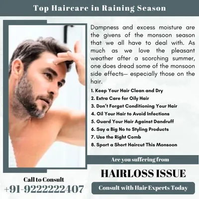 The monsoon's dampness can be tough on your hair. Here are our top tips for haircare in the rainy season, including keeping your hair dry, using the right comb, and avoiding certain styling products to prevent infections and breakage.