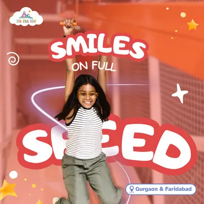 Smiles on full speed! Watch your kids zoom with happiness as they swing and play in our dynamic and safe activity zones.