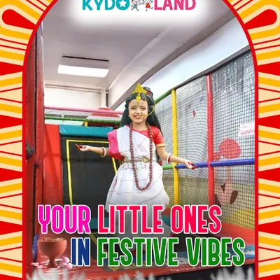 I love bringing festive vibes to Kydoland. For Durga Pujo, this little one dressed up beautifully to celebrate, adding to the wonderful and spiritual atmosphere of the festival.