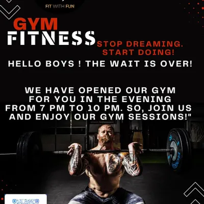 To all the men out there, our evening gym sessions are now open for you. Join us from 7 PM to 10 PM and let's start working towards your fitness goals together in our fully equipped unisex gym.