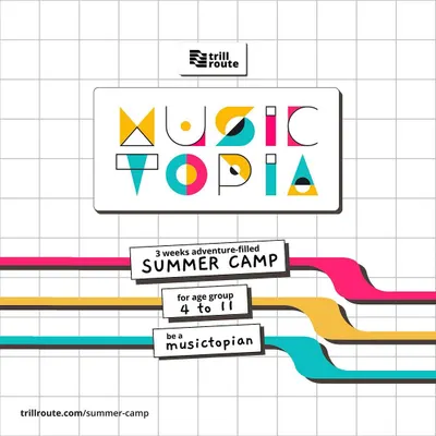 Our Musictopia summer camp is a 3 week, adventure filled program for kids aged 4 to 11. This is the perfect place for your child to start their musical journey.