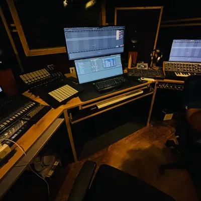 This is where the magic begins. My music production studio is my sanctuary, filled with the gear I use to create new remixes and plan my sets. Every great night on the dance floor starts right here.