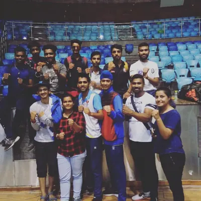 Our team at the Delhi Olympic Games. Competing at high-level events is a key part of our program, providing invaluable experience for our athletes.