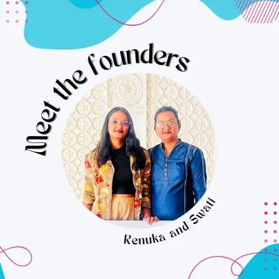 We are Renuka and Swati, the mother-daughter team behind this art zone. We started this studio to share our love for textile arts and create a space where anyone can feel welcome to explore their creative side.