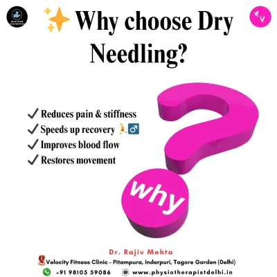 Why choose Dry Needling? This technique is excellent for reducing pain and stiffness, speeding up recovery, and restoring movement by targeting deep muscle trigger points.