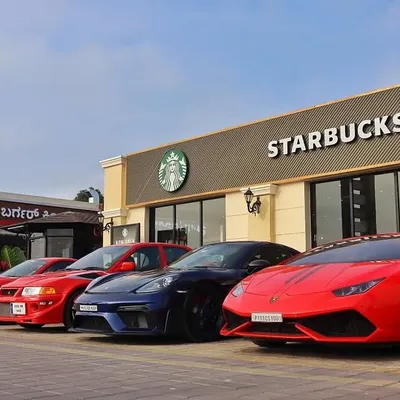 Early coffee runs are done right when they involve high-performance cars and a stop at our Starbucks. This is the perfect meeting point for any auto enthusiast.