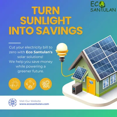 Our goal is to help you cut your electricity bill to zero. We provide complete solar solutions that allow you to harness the sun's power, save money, and contribute to a greener future.