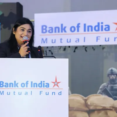Hosting the product launch for Bank of India Mutual Fund. I am a trusted emcee for major brands in the BFSI sector.