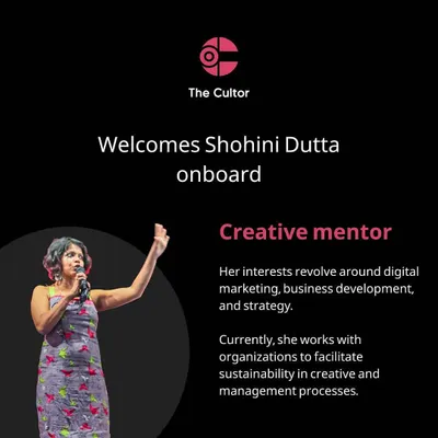 I am thrilled to be a creative mentor with The Cultor, where I help artists with digital marketing, business development, and strategy. My goal is to facilitate sustainability in creative careers by sharing actionable insights and processes.