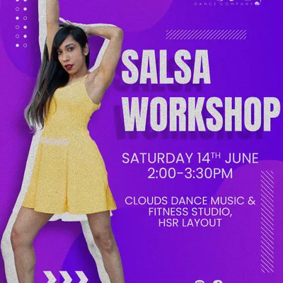 Ready to try something new? This flyer announces our upcoming Salsa workshops, which are perfect for beginners with no partner needed.