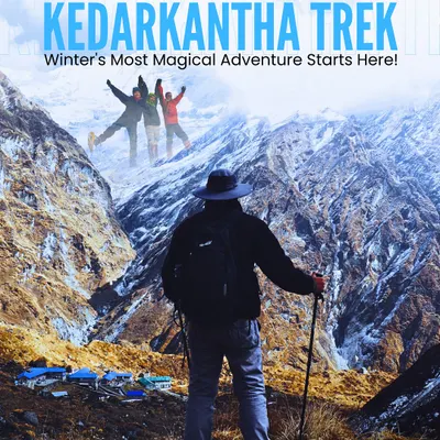 This is your call to adventure. The Kedarkantha trek is winter's most magical journey, and it all starts here. Get ready for snow-draped forests and panoramic summit views.