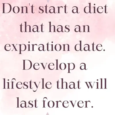 This is my core philosophy. Instead of starting a temporary diet, my goal is to help you develop a healthy lifestyle that you can sustain and enjoy for the rest of your life.