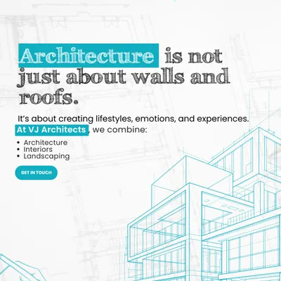 This graphic encapsulates our core belief. We go beyond structures to design holistic experiences by integrating architecture, interiors, and landscaping into a single, cohesive vision.
