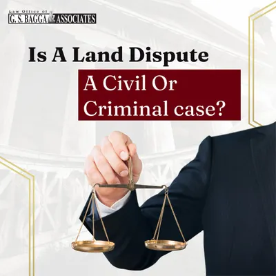 Is a land dispute a civil or a criminal case? While most property issues are civil matters, actions like fraud or trespassing can make them criminal. I help you understand the nature of your dispute and pursue the correct legal path.