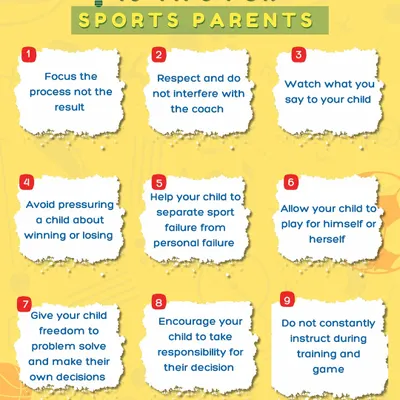 We've compiled our top 10 tips for sports parents. We believe that focusing on the process, encouraging effort, and allowing kids to play for themselves are key to a positive experience.