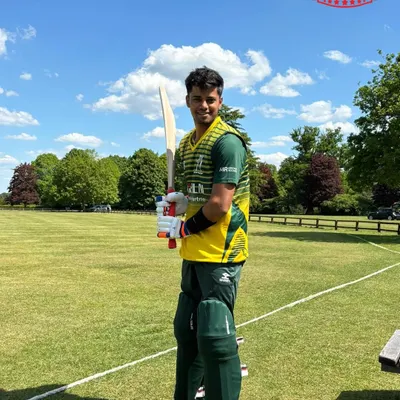 We are proud to see our player Hitesh Chauhan showcasing his talent in the United Kingdom. This international exposure is a vital step in his cricketing journey.