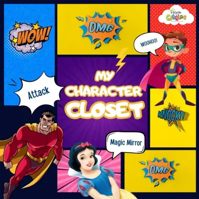 Welcome to My Character Closet! This is where your child's imagination takes center stage. I provide a variety of costumes so they can transform into their favorite characters, from superheroes to princesses.