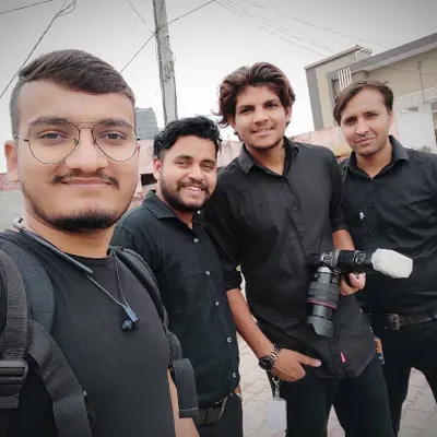 A quick selfie with the team during a shoot. Our coordinated teamwork is the secret to providing comprehensive wedding and event coverage.