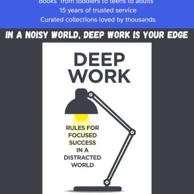 In a world of constant distractions, focus is a superpower. "Deep Work" by Cal Newport provides the rules for focused success, showing you how to eliminate distractions and produce high-quality work in less time.