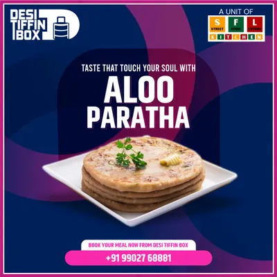 My Aloo Paratha is the perfect way to start your day. It's a satisfying and nutritious breakfast, with a spiced potato filling that touches your soul with every bite.