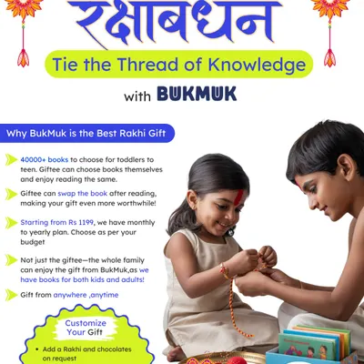 This Rakshabandhan, give the gift of knowledge. A Bukmuk subscription is the perfect present that keeps on giving, allowing the giftee to choose their own books and swap them all year long.