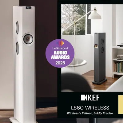 The KEF LS60 Wireless is more than a speaker; it is a statement. Having won a prestigious 2025 Audio Award from Robb Report, it represents the pinnacle of luxury, style, and pure audio precision. This is luxury you can hear.