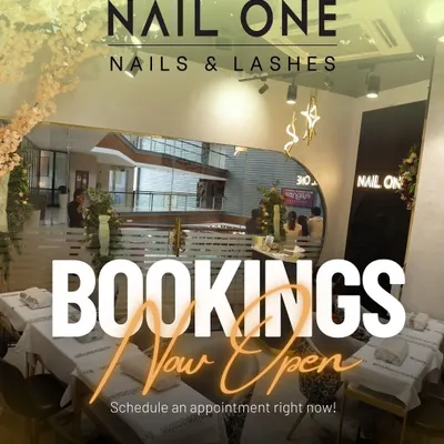 We are excited to announce that bookings are open for our Nail & Lashes services at our new Sangam Courtyard, RK Puram salon. This graphic gives you a peek at the beautiful interior and invites you to schedule an appointment.