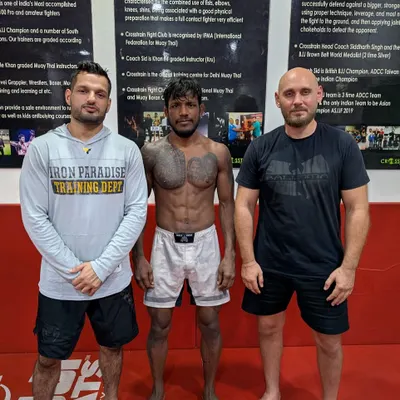 All the best to our warrior before his MMA fight. He has put in the hard work and dedication. Now it's time to perform in the cage. The entire team is behind him.