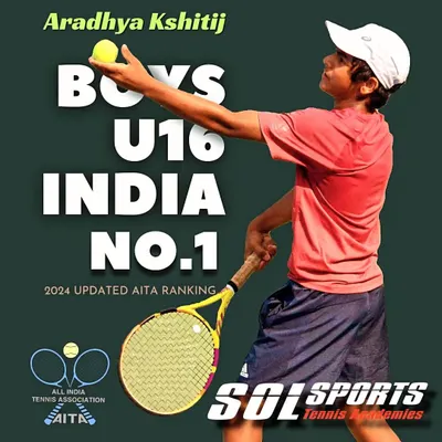 A moment of immense pride as Aradhya Kshitij achieves the rank of India's Number 1 player in the Boys U16 category. This is a reflection of his relentless dedication and our academy's commitment to nurturing top-tier national talent.
